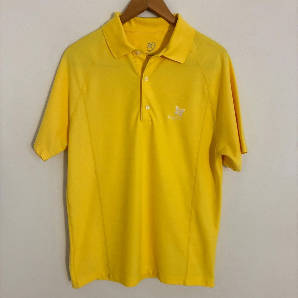Zero Restriction Kapalua Polo Shirt Men's M Short Sleeve Golf Performance Preppy